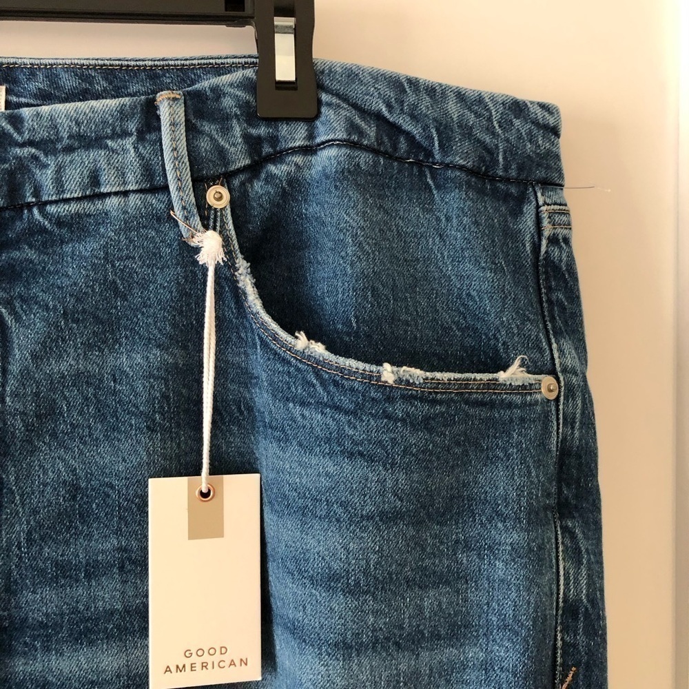 Good American Blue Straight Jeans 22 - Picture 9 of 16